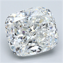 Diamante Natural 7.10 quilates, Del cojín , Color F, claridad VS1 y certificado GIA