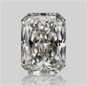 Natural Diamond 0.70 Carats, Radiant with  Cut, G Color, VVS2 Clarity and Certified by GIA