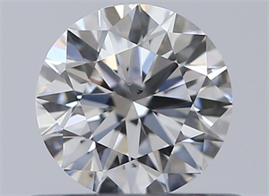 Picture of Natural Diamond 0.45 Carats, Round with Excellent Cut, E Color, SI1 Clarity and Certified by GIA