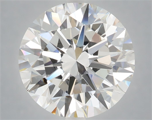 Picture of Lab Grown Diamond 7.03 Carats, Round with Excellent Cut, F Color, VVS2 Clarity and Certified by IGI