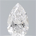 Diamante Natural 0.31 quilates, De pera , Color D, claridad VS2 y certificado GIA