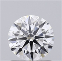 Del inventario de diamantes de laboratorio, 1.05 quilates, Redondo , Color D, claridad VVS2 y certificado IGI