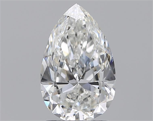 Picture of Natural Diamond 1.50 Carats, Pear with  Cut, F Color, VVS2 Clarity and Certified by GIA