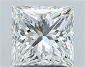 Natural Diamond 2.02 Carats, Princess with  Cut, E Color, SI1 Clarity and Certified by GIA