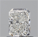 Natural Diamond 0.72 Carats, Radiant with  Cut, G Color, SI1 Clarity and Certified by GIA