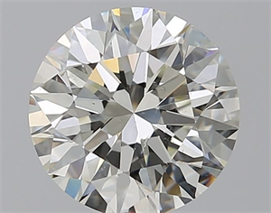 Picture of Natural Diamond 3.00 Carats, Round with Excellent Cut, J Color, SI1 Clarity and Certified by GIA
