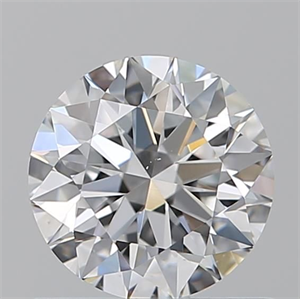 Picture of Natural Diamond 0.82 Carats, Round with Excellent Cut, E Color, VS2 Clarity and Certified by GIA