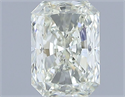 Natural Diamond 1.01 Carats, Radiant with  Cut, J Color, SI1 Clarity and Certified by IGI