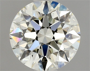 Picture of Natural Diamond 0.80 Carats, Round with Excellent Cut, K Color, VS1 Clarity and Certified by GIA