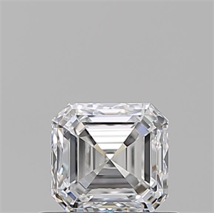 Picture of Natural Diamond 0.70 Carats, Asscher with  Cut, D Color, VVS2 Clarity and Certified by GIA