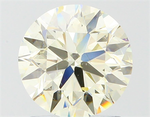 Picture of Natural Diamond 1.52 Carats, Round with Excellent Cut, K Color, SI1 Clarity and Certified by IGI