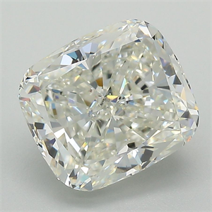 Picture of Natural Diamond 4.01 Carats, Cushion with  Cut, J Color, SI1 Clarity and Certified by GIA
