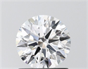 Lab Grown Diamond 1.04 Carats, Round with Ideal Cut, D Color, VVS1 Clarity and Certified by IGI