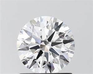 Picture of Lab Grown Diamond 1.04 Carats, Round with Ideal Cut, D Color, VVS1 Clarity and Certified by IGI