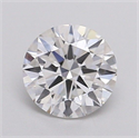 Del inventario de diamantes de laboratorio, 1.06 quilates, Redondo , Color H, claridad VVS2 y certificado IGI