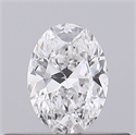 Natural Diamond 0.30 Carats, Oval with  Cut, E Color, SI1 Clarity and Certified by GIA