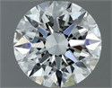 Natural Diamond 1.05 Carats, Round with Excellent Cut, H Color, VVS2 Clarity and Certified by IGI