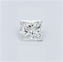 Diamante Natural 0.28 quilates, Princesa , Color D, claridad VVS2 y certificado GIA