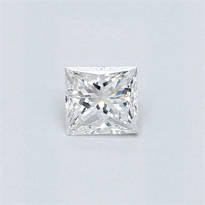 Foto Diamante Natural 0.28 quilates, Princesa , Color D, claridad VVS2 y certificado GIA de
