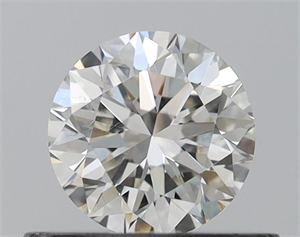 Picture of Natural Diamond 0.43 Carats, Round with Excellent Cut, H Color, VS2 Clarity and Certified by IGI