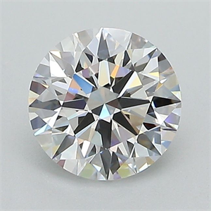 Picture of Lab Grown Diamond 1.06 Carats, Round with Ideal Cut, D Color, VVS1 Clarity and Certified by IGI