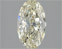 Natural Diamond 2.01 Carats, Oval with  Cut, L Color, SI2 Clarity and Certified by GIA