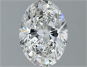 Diamante Natural 1.00 quilates, Ovalado , Color H, claridad SI2 y certificado IGI