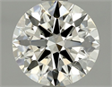 Natural Diamond 1.01 Carats, Round with Excellent Cut, J Color, SI1 Clarity and Certified by GIA