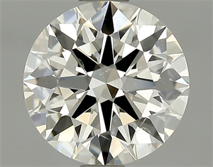 Picture of Natural Diamond 1.01 Carats, Round with Excellent Cut, J Color, SI1 Clarity and Certified by GIA