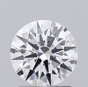 Picture of Lab Grown Diamond 1.07 Carats, Round with Ideal Cut, D Color, VVS2 Clarity and Certified by IGI