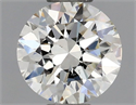 Natural Diamond 0.40 Carats, Round with Excellent Cut, J Color, SI1 Clarity and Certified by GIA