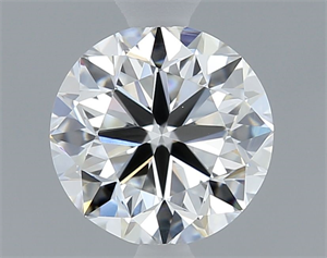 Foto Diamante Natural 0.70 quilates, Redondo , Color F, claridad VS1 y certificado GIA de