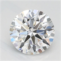 Lab Grown Diamond 0.94 Carats, Round with Ideal Cut, D Color, VVS1 Clarity and Certified by IGI