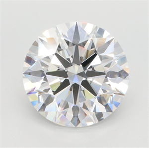 Picture of Lab Grown Diamond 5.40 Carats, Round with Ideal Cut, F Color, IF Clarity and Certified by IGI