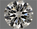 Natural Diamond 0.51 Carats, Round with Excellent Cut, J Color, VS2 Clarity and Certified by IGI