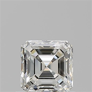 Picture of Natural Diamond 0.70 Carats, Asscher with  Cut, I Color, VVS2 Clarity and Certified by GIA