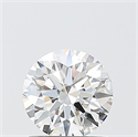 Del inventario de diamantes de laboratorio, 1.02 quilates, Redondo , Color F, claridad VVS2 y certificado IGI