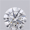 Lab Grown Diamond 1.12 Carats, Round with Ideal Cut, D Color, VS1 Clarity and Certified by IGI