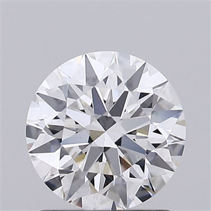 Picture of Lab Grown Diamond 1.12 Carats, Round with Ideal Cut, D Color, VS1 Clarity and Certified by IGI
