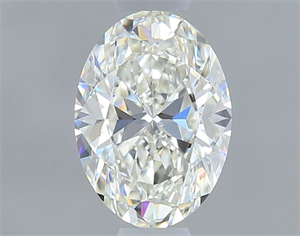 Picture of Natural Diamond 0.60 Carats, Oval with  Cut, I Color, VVS1 Clarity and Certified by GIA