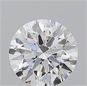 Natural Diamond 0.70 Carats, Round with Excellent Cut, D Color, VVS1 Clarity and Certified by GIA