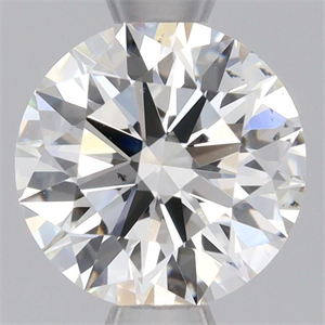 Picture of Natural Diamond 0.77 Carats, Round with Excellent Cut, H Color, SI1 Clarity and Certified by GIA