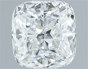 Foto Diamante Natural 0.50 quilates, Del cojín , Color F, claridad VS1 y certificado GIA de