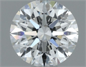 Diamante Natural 0.80 quilates, Redondo , Color F, claridad VVS2 y certificado IGI