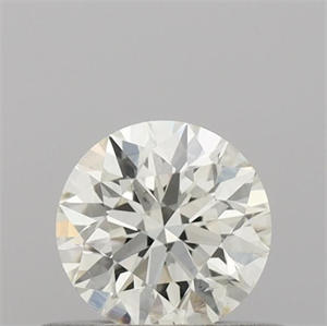 Picture of Natural Diamond 0.41 Carats, Round with Excellent Cut, J Color, VS2 Clarity and Certified by IGI