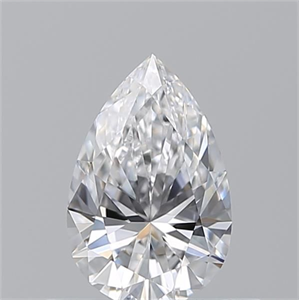 Picture of Natural Diamond 0.51 Carats, Pear with  Cut, D Color, VVS2 Clarity and Certified by GIA