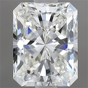 Picture of Natural Diamond 1.30 Carats, Radiant with  Cut, I Color, VVS2 Clarity and Certified by GIA