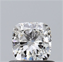 Diamante Natural 0.51 quilates, Del cojín , Color F, claridad VS2 y certificado GIA