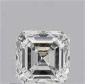 Natural Diamond 0.52 Carats, Asscher with  Cut, D Color, VVS1 Clarity and Certified by GIA