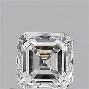 Foto Diamante Natural 0.52 quilates, Asscher , Color D, claridad VVS1 y certificado GIA de